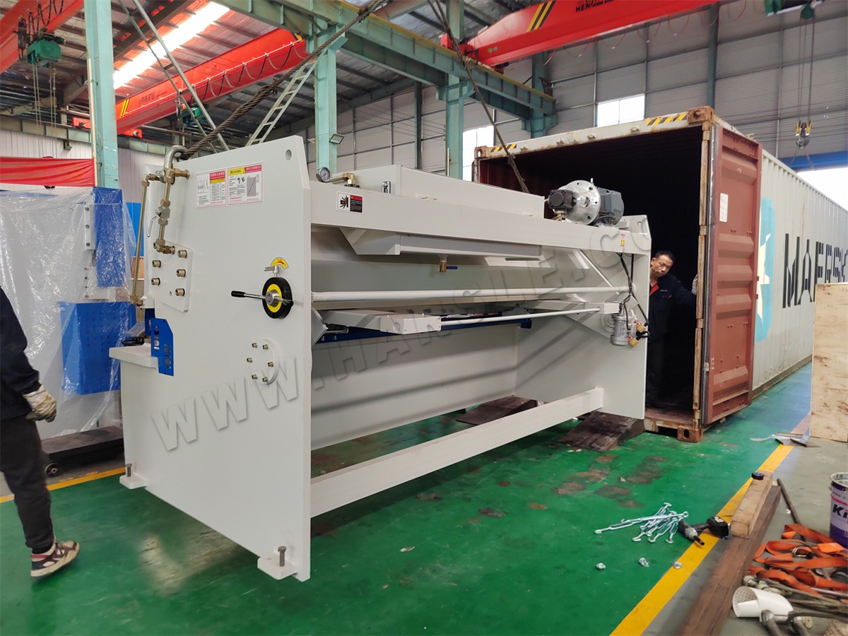 Argentina-125T3200 NC Press Brake And 2 Sets of Swing Beam Shearing ...